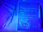SCStyle Invisible Ink Pen 28Pcs with UV Light Magic Marker for Secret Messages, Writing Information for Birthdays, Easter, Halloween, Christmas Gifts for Students