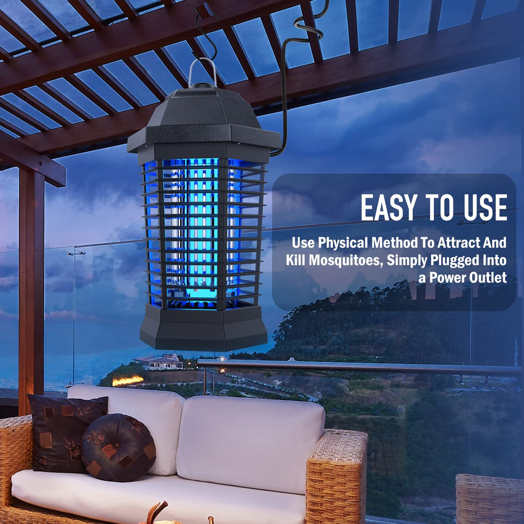 Klahaite Bug Zapper Outdoor, Mosquito Zapper Indoor, Insect Fly Trap for Home Garden