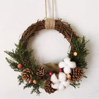 JOHOUSE 3.5-5Inch Natural Pine Cones Crafts, Natural Pinecone Ornaments Vase Fillers for Autumn and Winter Christmas Decorations