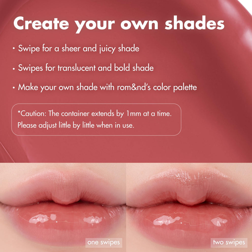 GLASTING MELTING BALM #12 Veiled Rose - Hydrating Tinted Lip Balm & Gloss Stick | Sheer Muted Rose Nude, Crystal Water-Gloss Shine | Non-Sticky K-Beauty for Plump, Moisturized Lips