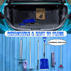 Snow Shovel, 2024 New Upgrade Snow Shovels for Car Driveway Snow Removal, Lightweight Portable Adjustable Large Capacity Shovel Perfect for Garden, Camping, Snowman Playing and Emergency(Blue)