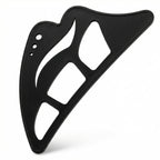 All-in-One Silicone Makeup Stencil Tool, Black, Eyeliner Guide, Eyeshadow Aid, Mascara Shield, Lip Contouring