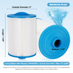 LVJUSEN PWW50P3 Spa Filter Replacement for Pleatco Pure PWW50P3/Unicel 6CH-940 Spa Filter/Viking Spa Filter/Waterway 817-0050/Filbur FC-0359,25252,03FIL1400-2 Pack
