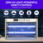 mafiti 20w Bug Zapper Fly Traps Indoor Electric Mosquito Zapper Fly Killer Gnats Fruit Trap for Home Restaurants Kitchen Garden (1-Pack)