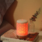 HOMNAS Essential Oil Diffuser, 100ML Upgraded Ceramic Diffusers for Essential Oils, Aromatherapy Diffuser Cool Mist Humidifier with Waterless Auto Shut-Off for Home Office Baby