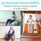 Vive Grab Bar for Bathtubs and Showers - Handicap Bathroom Safety Handrail for Elderly - Wall Senior Rail Handle for Tub, Toilet, Bath