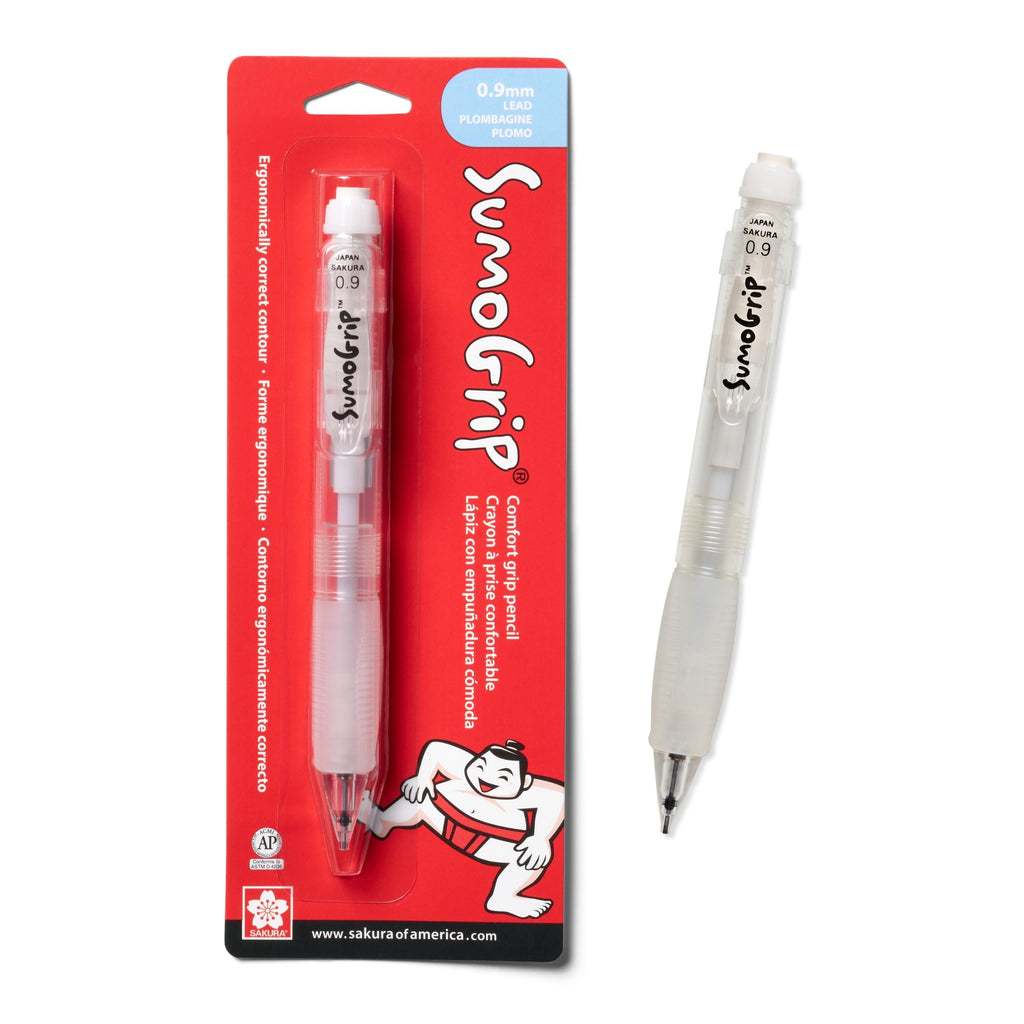 50280 SumoGrip 0.9-mm Pencil with Eraser, Clear