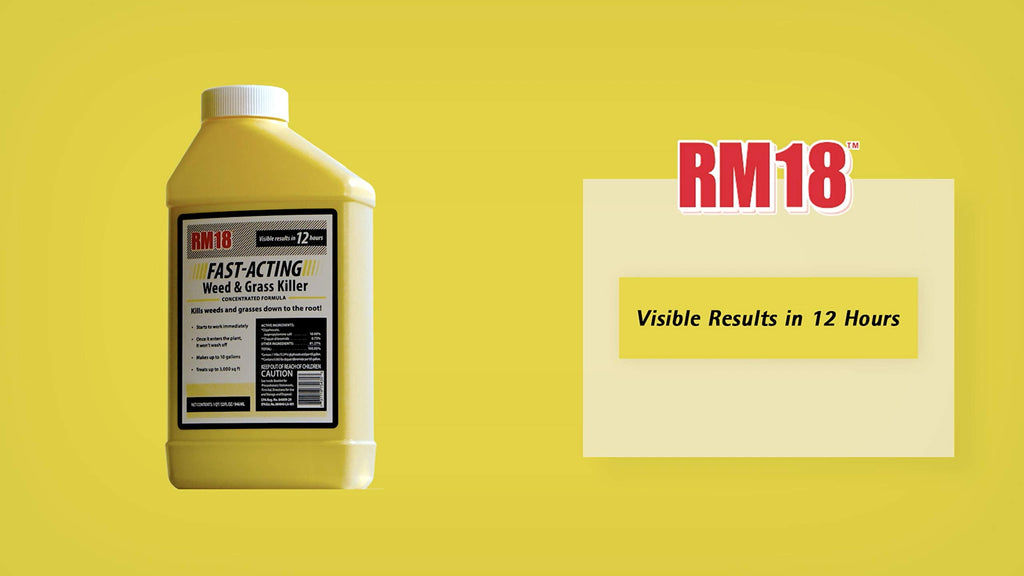 RM18 Fast -Acting Weed and Grass Killer, 64-ounce