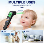 No-Touch Thermometer for Adults and Kids, Digital Baby Thermometer with Fever Alarm, 1 Second Fast Result, Easy to use, 2 in 1 Mode