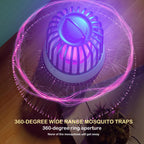 Bug Zapper Indoor or Outdoor, Rechargeable Mosquito Zapper Control Insect Fly Zapper, USB Rechargeable Mosquito Repellent Outdoor Bug Zapper, Ultraviolet and Security Grid, for Bedroom, Grey
