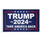DANF Donald Trump for President 2024 Take America Back Flag 3x5 Foot with Grommets
