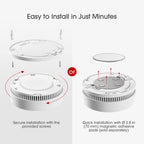 X-Sense Smoke Alarm, 10-Year Lithium Battery Life Fire Alarm with LED Indicator, SD2L0AX, 3-Pack