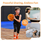Silent Basketball, Silent Basketball Dribbling Indoor, 2025 Upgrade Silent Basketball 7-24cm/9.44in Dunk Basketball Indoor Training, Silent Swish Basketball(Adult Basketball)