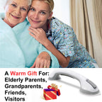 Grab Bars for Shower Heavy-Duty 16-Inch ADA Shower Grab Bars for Seniors Shower Handles for Elderly Suction Handicap Grab Bars Safety Handrail for Disabled for Bathroom Bathtubs Showers Wall Toilet