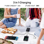 INIU Portable Charger, 22.5W 20000mAh USB C in & Out Power Bank Fast Charging, PD 3.0+QC 4.0 LED Display Phone Battery Pack Compatible with iPhone 16 15 14 13 Pro Samsung S23 Google iPad Tablet, etc