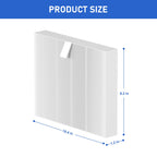 Vickmons 10-00814 Hot Tub Spa Flat Filters Compatible with Bullfrog M Series M6 M7 M8 M9, Swim Series S150 S180XD S200 and A Series A5 A6 A7 A8 A9 (2023 to Present), Pack of 4