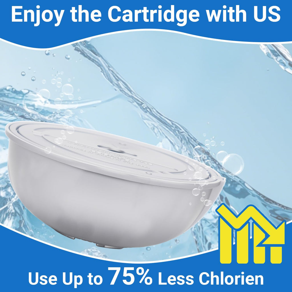 Hot Tub Cartridges Replacement for Frog Ease Floating System for Hot Tubs, 6Pack