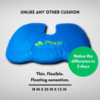 PURAP U-Float Liquid Layer Cushion for Tailbone, Coccyx Pressure Relief – 20 x 18 x 1.5 inches