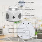 Ultrasonic Pest Repeller Indoor,Rodent Repellent Ultrasonic Plug in,Squirrel Mice/Rat Repellent Attic for House,Electronic Ultrasonic Mouse Repellent Devices,9 LED Strobe Lights 3 Model Switch