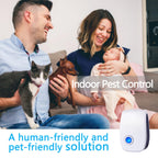 Ultrasonic Insect & Pest Repeller, Ultrasonic Mice Repellent for Insect, Roaches, Spiders, Ants, Bugs, Mosquitoes, Pest Control for House Garage RV Hotel, 6 Pack