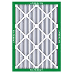 Filterbuy 20x25x4 Air Filter MERV 8 Dust Defense (2-Pack), Pleated HVAC AC Furnace Air Filters Replacement (Actual Size: 19.50 x 24.50 x 3.63 Inches)