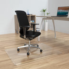 Amyracel Office Chair Mat for Hardwood Floor, 36” x 48” Clear Computer Desk Chair Mat for Hard Floors, Easy Glide Office Floor Mat for Hardwood Floor
