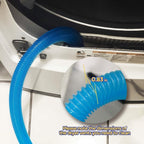 Dryer Vent Cleaner Kit Dryer Lint Vacuum Attachment Brush, Lint Remover, Dryer Vent Vacuum Hose Replacement Parts,Duct Cleaning,Blue
