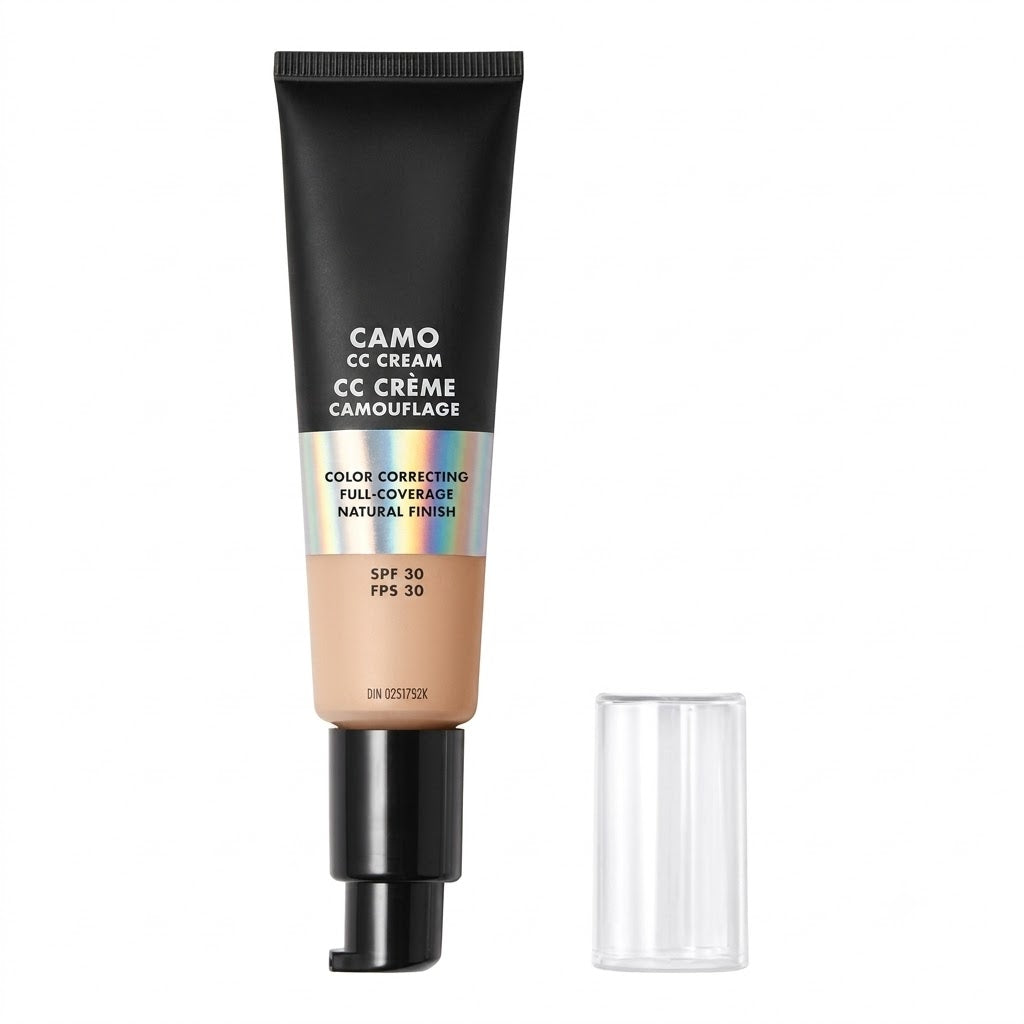 Camo CC Cream, Color Correcting Medium-To-Full Coverage Foundation with SPF 30, Light 210 N, 1.0 Oz (30g)