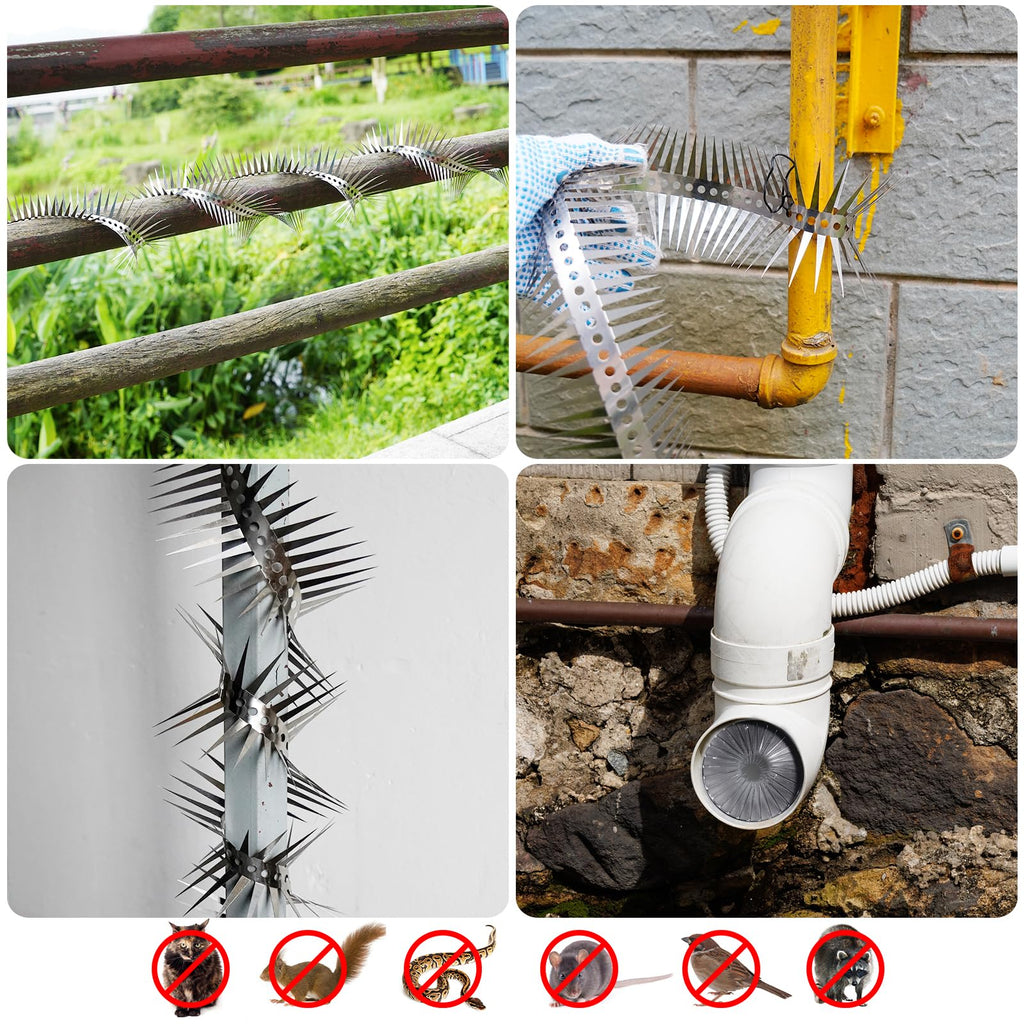 YXYBST Bird Spikes for Outside Keep Your Property Safe from Unwanted Birds with Our Outdoor 20inch