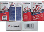 Fly Strips Indoor Sticky Hanging 24pk with Pins. Non Toxic Outdoor Fly Trap Indoor for Home. Flies Tape Paper Trap Ribbon Roll for House Gnat Fruit and Housefly. Bug Catchers for Inside Home Flypaper.