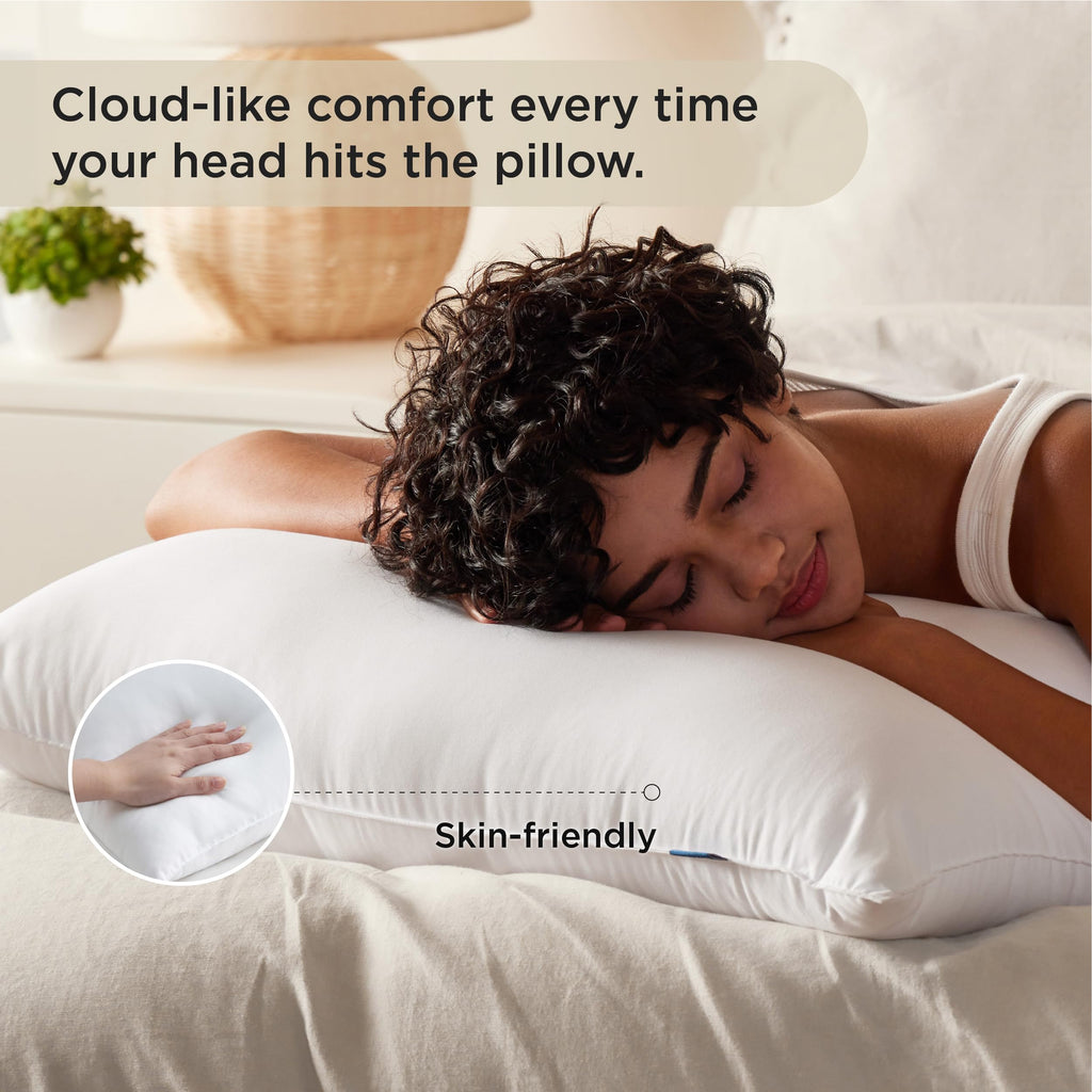 Bedsure Pillows Queen Size Set of 2 - Queen Pillows 2 Pack Hotel Quality Bed Pillows for Sleeping Soft and Supportive Pillows for Side, Back Sleepers