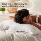 Bedsure Pillows Queen Size Set of 2 - Queen Pillows 2 Pack Hotel Quality Bed Pillows for Sleeping Soft and Supportive Pillows for Side, Back Sleepers