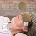 Therapeutica Pillow, Lite Orthopedic Support (Less Firm) – Large & Core Products MicroBeads Dry Eye Compress Moist Heat Pack Bundle