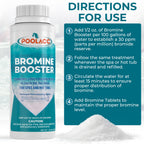 1.8LB Bromine Booster for Hot Tubs & Spas | Fast-Acting Sodium Bromide to Build Bromide Reserve | Compatible with Bromine Sanitizers | Bromine Tablets Companion | Reduce Chemical Use & Odor