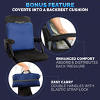 Gel Seat Cushions for Long Sitting- Extra Large & Ultra Thick(2" Inch)- Office Chair Cushion for Pressure Relief, Sciatica, Hip & Back Pain- Car Seat, Wheelchair, Truck Driver Seat - Non-Slip Ties