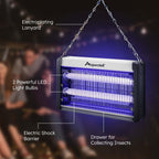 ASPECTEK Electric Indoor Bug Zapper 10W,Upgraded UV-LED Light Lamp with a Long Life Span,Insect Killer for Mosquitos,Flies,Moths,LED Mosquito Zapper for Indoor Use