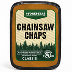 FORESTER Chainsaw Chaps for Men & Women | Apron Style Men's Chain Saw Chaps with Pocket & Adjustable Waist | Chainsaw Safety Equipment | Orange 35"
