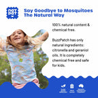 NATPAT Buzz Patch Mosquito Patch Stickers for Kids (3 pack, 180 stickers) - The Original All Natural Citronella Essential Oil Insect Patch, Plant Based Ingredients, Non-Toxic, DEET Free, for Toddlers,