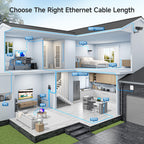 10Gbps Snagless Cat 6 Ethernet Cable - 4ft, Cat 6 Cable, Cat6 Cord, Ethernet Cord, Black