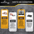 KINGMAN PRIME Mouse Trap Rat Trap Glue Trap/Board (Large Size) (2 Pack / 4 Traps) Rodent Trap Safe Easy Non-Toxic with Connectors