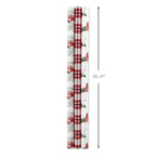 Hallmark Holiday Wrapping Paper Rolls - Rustic Christmas Gift Wrap Paper (Set of 3 Reversible Rolls: 120 sq. ft. ttl.) Plaid, Barn, Red Truck, Moose, Woodland Scenes