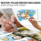 QUOKKA 10PACK Water Painting Dementia Activities for Seniors - Farm Memories - Alzheimers Products for Elderly - Activities for People with Dementia - Crafts for Seniors