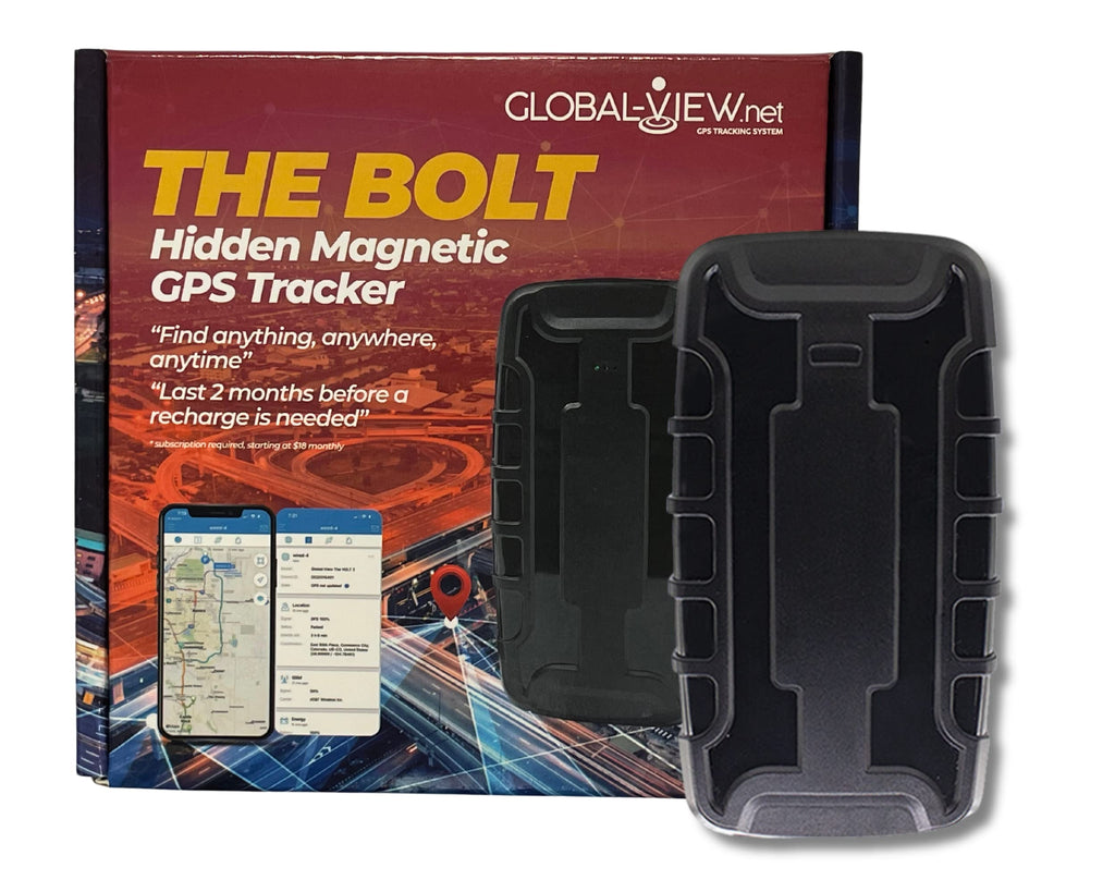Hidden Magnetic GPS Tracker Car Tracking Device with Software (Long Battery Life) Real Time Truck, Asset, Elderly, Teenager Tracker - Covert Tracker - Fleet Tracking Global-View