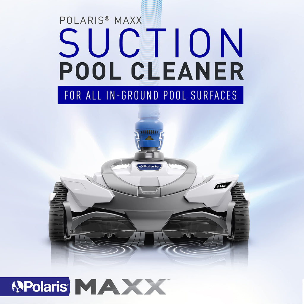 Polaris MAXX Premium Suction-Side Automatic Pool Cleaner for All In-Ground Pool Surfaces, Smart Navigation, Energy Efficient, Halo Technology for Easy Debris Removal