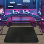 Vicwe Gaming Chair Mat for Hardwood Floor, 60"×46" Large Office Chair Mat, PVC Computer Chair Mat, Easy Glide, Floor Protector for Rolling Chair-Black