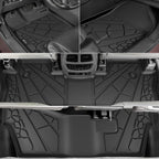 KARPAL Floor Mats for Honda Pilot 2016-2022 (8 Seats, No Elite Models), All Weather Protection TPE Floor Liners Accessories Car Mats, Front & 2nd Row & Backrest Mat & Cargo Liner