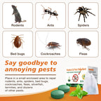 Rodent Mouse Repellent, Peppermint Oil Rat & Mice Repellent, Natural Moth Balls for Rodents Deterrent, Safe for Pets & Humans, Indoor & Outdoor Use, Keep Rodents Away from Garden & Home 24 Pack