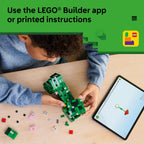 LEGO Minecraft The Creeper Kids Building Toy - Minecraft Toy for Boys & Girls, Ages 10+ - Room Decor for Gamers -W/ 1st Version Minifigure - Gift for Christmas - 21276