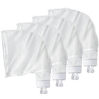 TaShow Pool Cleaner Bags, 4 Pack Pool Sweep Bag, Nylon Mesh Pool Vacuum Bag Replacement, All Purpose Bag with Zipper Enclosure, Pool Spa Part Fits Polaris 280, 480, Durable Filter Bag for K13, K16