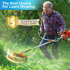 Weed Eater String, 095 String Trimmer Line of 600-Feet, Heavy Duty Weed Wacker String for Universal Replacement, Round Weed Trimmer Line Fits Medium&Heavy Grass&Weed, Weedeater Line of Premium Nylon